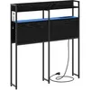 Image de vidaXL TÃªte de lit de rangement ChÃªne noir 75 cm Bois d'ingÃ©nierie
