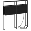 Image de vidaXL TÃªte de lit de rangement ChÃªne noir 80 cm Bois d'ingÃ©nierie