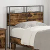 Image de vidaXL TÃªte de lit de rangement ChÃªne fumÃ© 100 cm Bois d'ingÃ©nierie