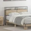 Image de Vidaxl TÃªte De Lit De Rangement ChÃªne Sonoma 160 Cm Bois D'ingÃ©nierie