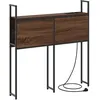 Image de vidaXL TÃªte de lit de rangement ChÃªne marron 80 cm Bois d'ingÃ©nierie