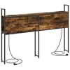 Image de Vidaxl TÃªte De Lit De Rangement ChÃªne FumÃ© 150 Cm Bois D'ingÃ©nierie