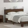 Image de vidaXL TÃªte de lit de rangement ChÃªne marron 150 cm Bois d'ingÃ©nierie