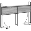 Image de vidaXL TÃªte de lit de rangement Sonoma gris 160 cm Bois d'ingÃ©nierie