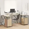 Image de Vidaxl Bureau ChÃªne Sonoma 182 X 101 X 87.5 Cm Bois D'ingÃ©nierie