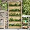 Image de vidaXL Vidaxl Support De Jardin À Plantes 5 Niveaux 90x15x180 Cm Bois Imprégné De Pin