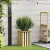 Image de Vidaxl JardiniÃ¨re Avec Doublure 33x33x45 Cm Bois De Pin ImprÃ©gnÃ©