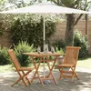 Image de vidaXL Ensemble Bistro de Jardin Pliable 3 PiÃ¨ces en Bois d'Acacia Massif