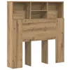 Image de Vidaxl Cabinet De TÃªte De Lit ChÃªne Artisanal 100 X 19 X 103.5 Cm
