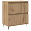 Image de vidaXL Buffet avec stockage avec porte Marron 60 x 35 x 70 cm Bois d'ingÃ©nierie