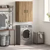 Image de Vidaxl Meuble Mural Avec ÃtagÃ¨re Avec Stockage Avec Porte ChÃªne Artisanal 69,5 X 34 X 90 Cm