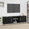 Image de vidaXL Meuble TV ChÃªne noir 150 x 30 x 50 cm Bois d'ingÃ©nierie