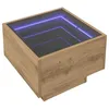Image de Vidaxl Table D'appoint ChÃªne Artisanal 40 X 40 X 30 Cm