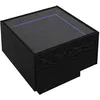 Image de vidaXL Table d'appoint ChÃªne noir 40 x 40 x 30 cm Bois d'ingÃ©nierie