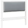 Image de vidaXL TÃªte de lit Autre Blanc 100 cm Bois massif en pin