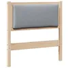 Image de vidaXL TÃªte de lit Autre Marron 80 cm Bois massif en pin