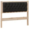 Image de vidaXL TÃªte de lit Autre Marron et noir 100 cm Bois massif en pin