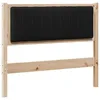Image de vidaXL TÃªte de lit capitonnÃ©e avec tÃªte de lit Marron 100 cm