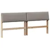 Image de vidaXL TÃªte de lit capitonnÃ©e Taupe 180 cm Pin massif