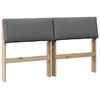 Image de vidaXL TÃªte de lit capitonnÃ©e Gris foncÃ© 160 cm Pin massif