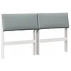 Image de vidaXL TÃªte de lit capitonnÃ©e Gris clair 140 cm Pin massif