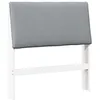 Image de vidaXL TÃªte de lit capitonnÃ©e Gris clair 100 cm Pin massif