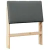 Image de vidaXL TÃªte de lit capitonnÃ©e Gris foncÃ© 80 cm Pin massif
