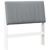 Image de vidaXL TÃªte de lit capitonnÃ©e Gris clair 90 cm Pin massif