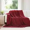 Image de vidaXL Vidaxl Couvertures À Jeter 6 Pcs Rouge Bordeaux 240 X 220 Cm Toison
