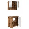 Image de vidaXL Ensemble de mobilier de salle de bain 2 pcs Bois ancien