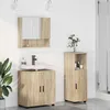 Image de Vidaxl Ensemble De Mobilier De Salle De Bain 3 Pcs ChÃªne Sonoma