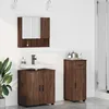 Image de vidaXL Vidaxl Ensemble De Mobilier De Salle De Bain 3 Pcs Chêne Marron