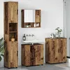 Image de Vidaxl Ensemble De Mobilier De Salle De Bain 4 Pcs Bois Ancien