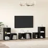 Image de vidaXL Ensemble de meubles TV 6 pcs ChÃªne noir Bois d'ingÃ©nierie