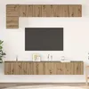Image de Vidaxl Ensemble Meuble Tv 5 Pcs ChÃªne Artisanal Moyen 100 Cm