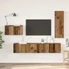 Image de Vidaxl Ensemble Meuble Tv 4 Pcs Bois Ancien 30,5 X 30 X 90 Cm