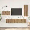 Image de Vidaxl Ensemble Meuble Tv 4 Pcs ChÃªne Artisanal 30,5 X 30 X 90 Cm