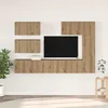 Image de Vidaxl Ensemble Meuble Tv 6 Pcs ChÃªne Artisanal 30,5 X 30 X 90 Cm