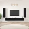 Image de vidaXL Ensemble meuble TV 5 pcs ChÃªne Noir Bois d'ingÃ©nierie
