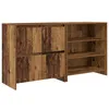 Image de Vidaxl Buffet 2 Pcs Bois Ancien 70 X 41 X 75 Cm Bois D'ingÃ©nierie
