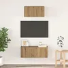 Image de Vidaxl Ensemble De Meubles Tv 2 Pcs ChÃªne Artisanal 80 X 30 X 30 Cm