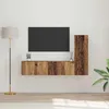 Image de Vidaxl Ensemble Meuble Tv 3 Pcs Bois Ancien 150.5 X 30 X 90 Cm