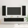 Image de vidaXL Ensemble meuble TV 5 pcs ChÃªne noir Bois d'ingÃ©nierie