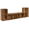 Image de Vidaxl Ensemble Meuble Tv 4 Pcs Bois Ancien 72 X 35 X 36.5 Cm