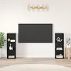 Image de vidaXL Ensemble meuble TV 2 pcs ChÃªne Noir 107 x 35 x 37 cm