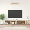 Image de Vidaxl Ensemble Meuble Tv 2 Pcs ChÃªne Artisanal 37 X 35 X 107 Cm