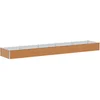 Image de Vidaxl JardiniÃ¨re SurÃ©levÃ©e 485 X 100 X 36 Cm Acier GalvanisÃ©