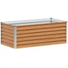 Image de Vidaxl JardiniÃ¨re SurÃ©levÃ©e 98 X 50 X 36 Cm Acier GalvanisÃ©