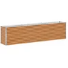 Image de Vidaxl JardiniÃ¨re SurÃ©levÃ©e 290 X 50 X 68 Cm Acier GalvanisÃ©