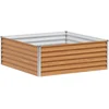 Image de vidaXL Vidaxl Jardinière Surélevée 98 X 100 X 36 Cm Acier Galvanisé